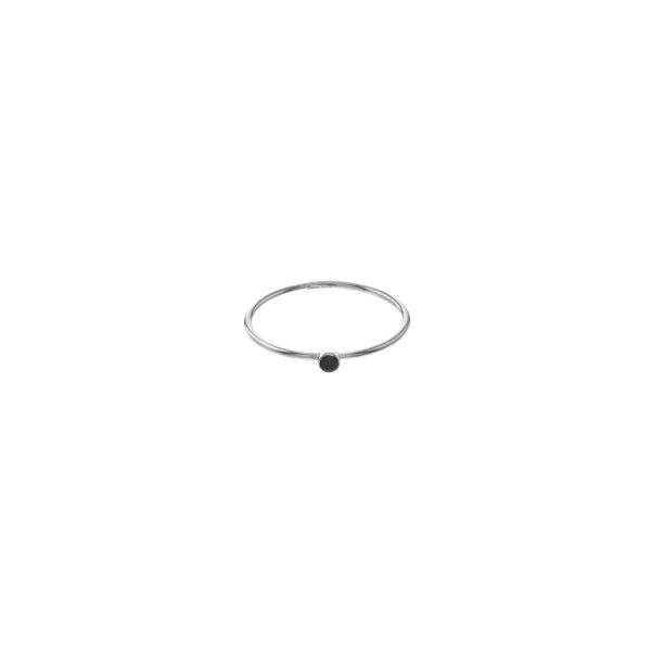 zilveren ring met onyx